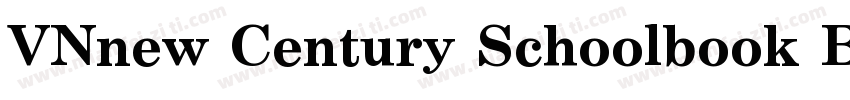 VNnew Century Schoolbook Bold Itali字体转换